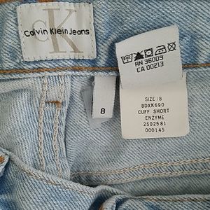 Vintage Calvin Klein Mom Blue Jean Shorts